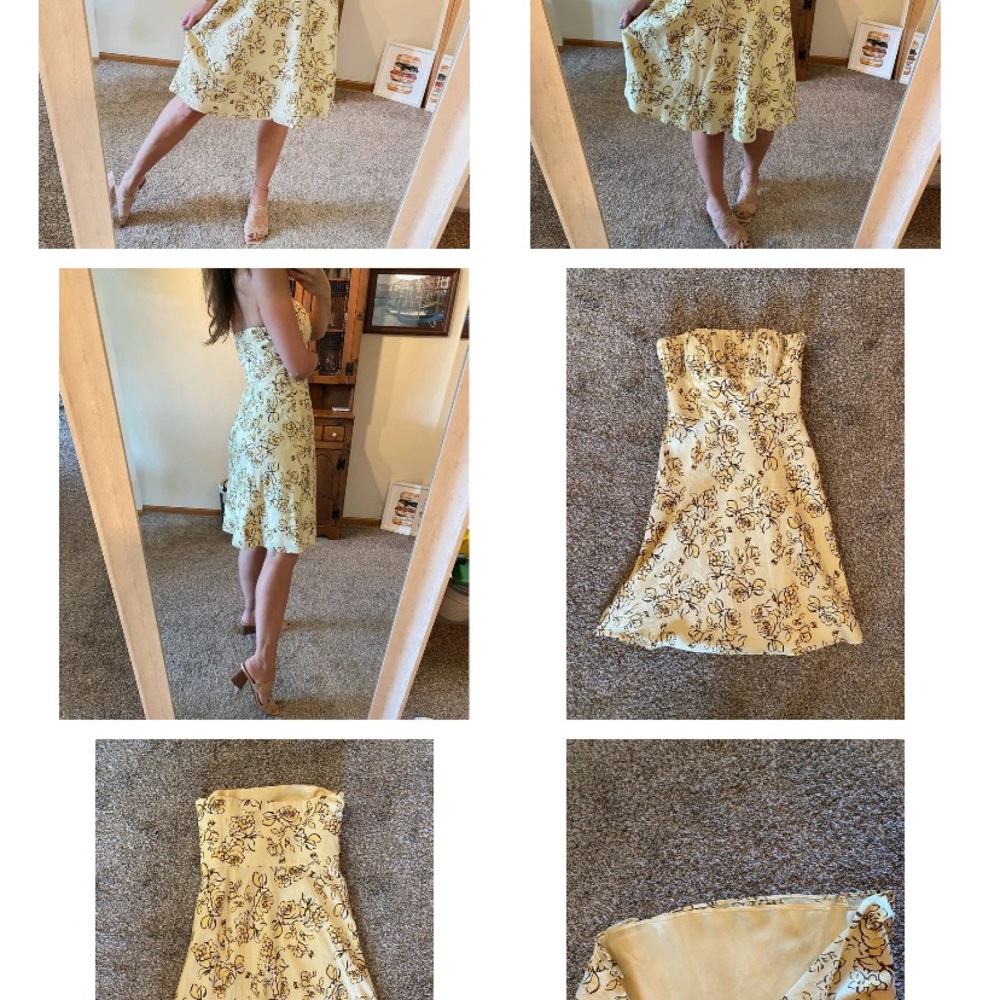 And Taylor / LOFT dress. Strapless